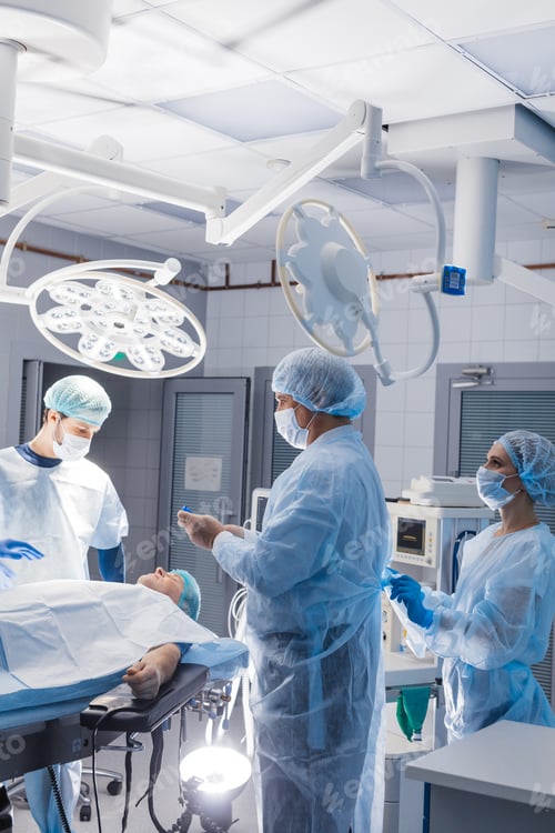 Preview: Surgical Team Performing Operation in Operating Room