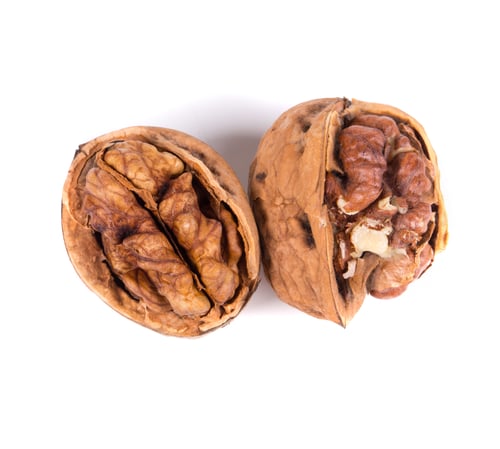 Preview: Cracked walnuts.