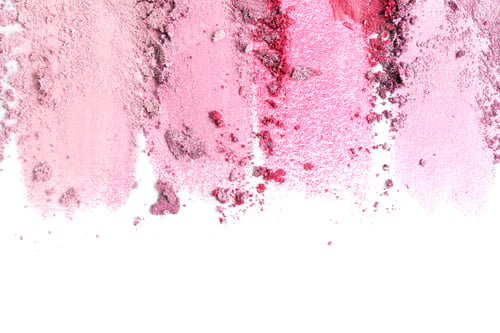 Preview: Eyeshadows isolated on white background. Makeup products