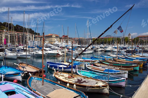 Preview: The harbor in the port of Nice - South of France