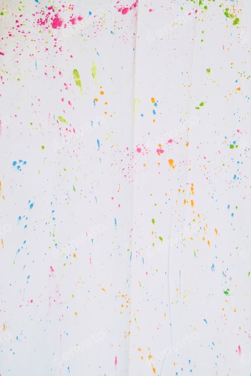 Preview: Holi dust splash over a white curtain