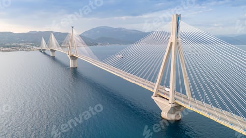 Preview: The Rio-Antirrio Bridge, officially the Charilaos Trikoupis Bridge, Greece
