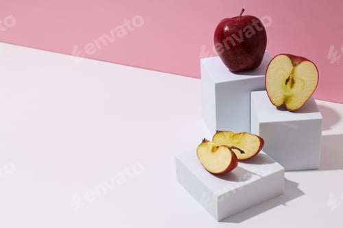 Preview: Red apples, concept of fresh and healthy food
