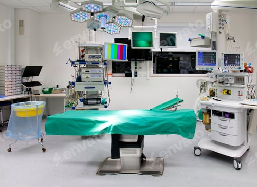 Preview: Modern well equipped operating theatre in a new hospital.