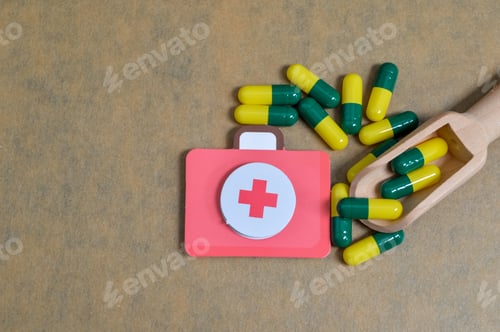 Preview: Pill capsules, also known as gelatin capsules or soft gel capsules