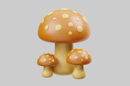 Preview: Autumn mushroom family