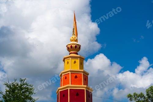 Preview: Colorful hindu temple in sunny day