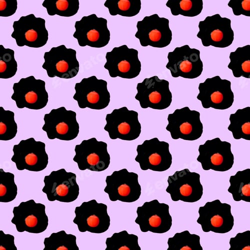 Preview: Eggs With A Black White On A Yellow Background