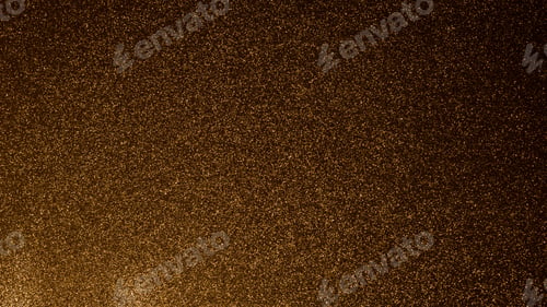 Preview: Golden shimmer glitter background with light. Festive golden paper n the dark. Luxury