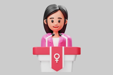 Preview: Woman celebrates international women's day