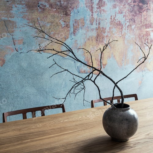 Preview: Stylish interior design of dining room in loft apartment