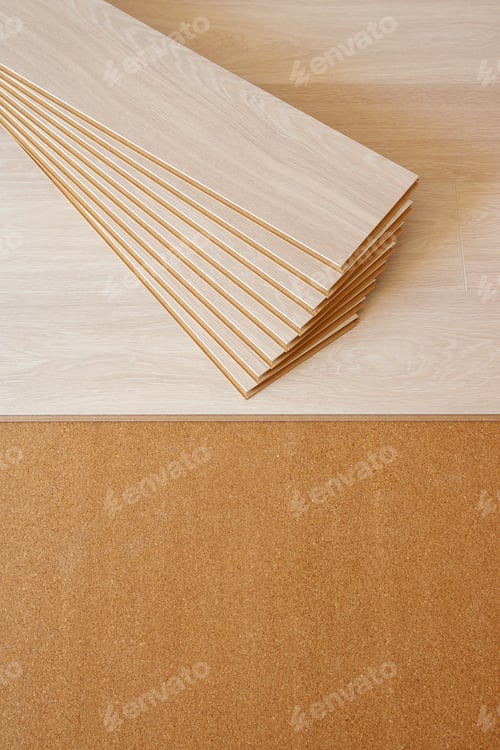 Preview: Laminate on natural cork