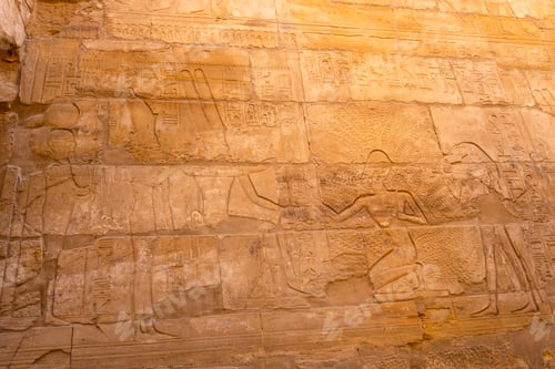 Preview: Hieroglyphs inside the Temple of Karnak, the great sanctuary of Amun. Egypt