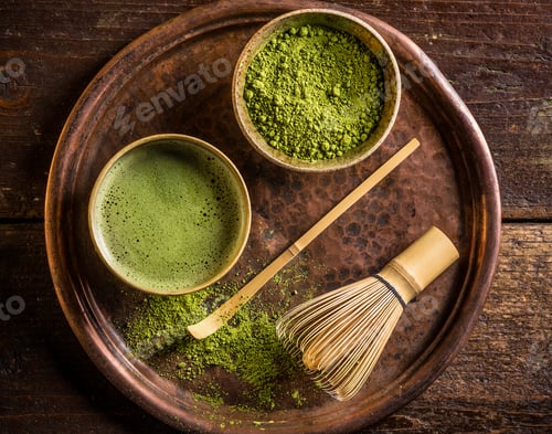 Preview: Japanese matcha green tea