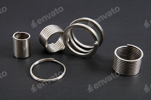 Preview: Metal springs in different sizes