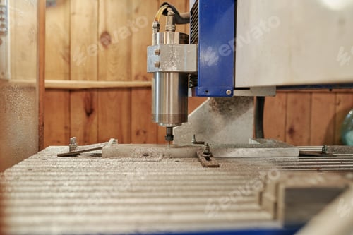 Preview: Drilling holes in steel board or detail
