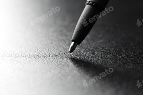 Preview: Pen close up shot. close up. creative photo
