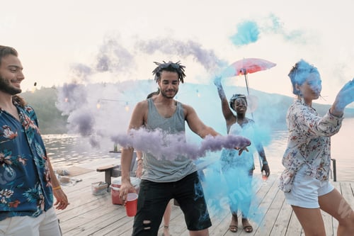 Preview: Friends at festival of colors