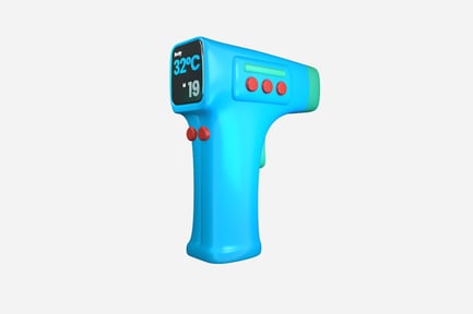 Preview: Digital Thermometer 3D Illustration