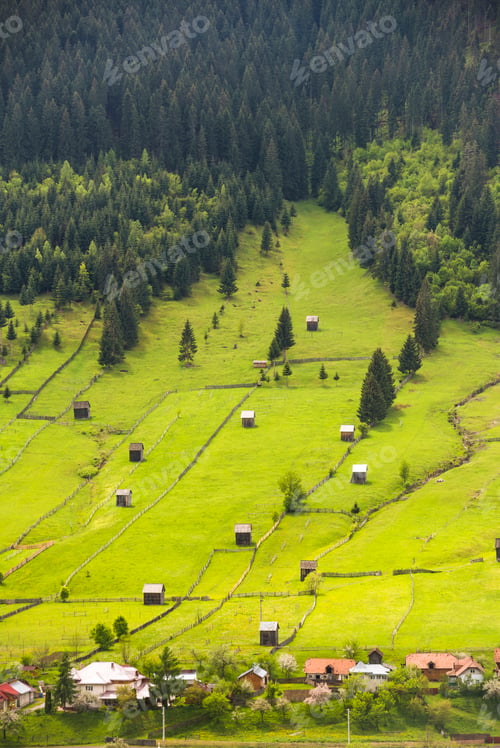 Preview: Rural landscape of the Bukovina Region, Sadova, Romania