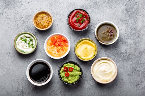Preview: Assortment of sauces