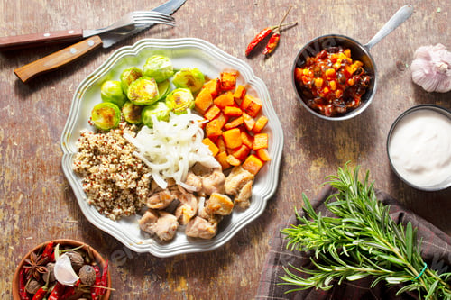 Preview: vegetables with chicken