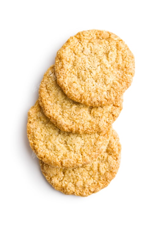 Preview: Crispy oatmeal cookies.