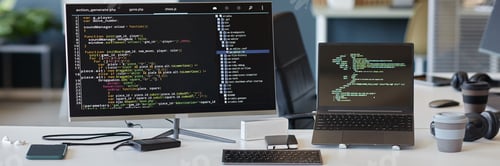 Preview: Coding Environment Showing Code on Multiple Devices