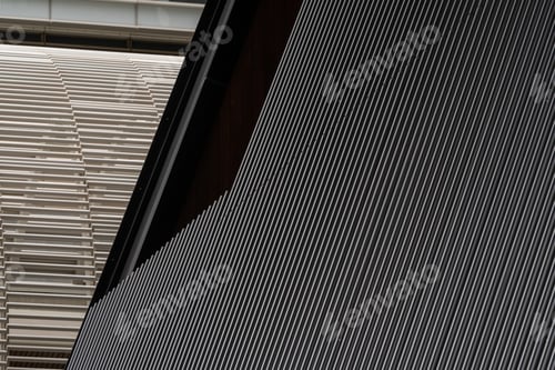Preview: Close up of side of modern architecture city skyscrapers