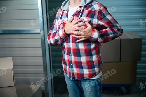 Preview: Man in the shirt had a heart attack while working