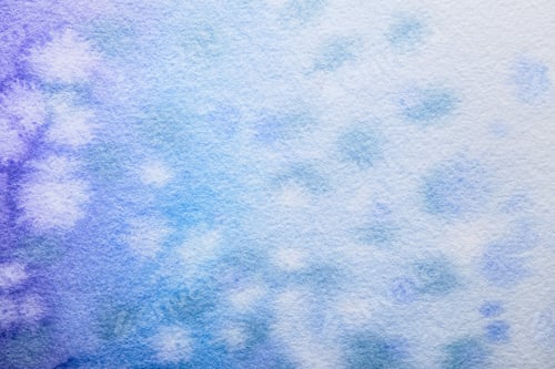 Preview: Blue and Purple Watercolor Painting on Paper Texture