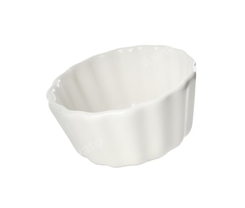Preview: Clean empty ceramic ramekin isolated on white