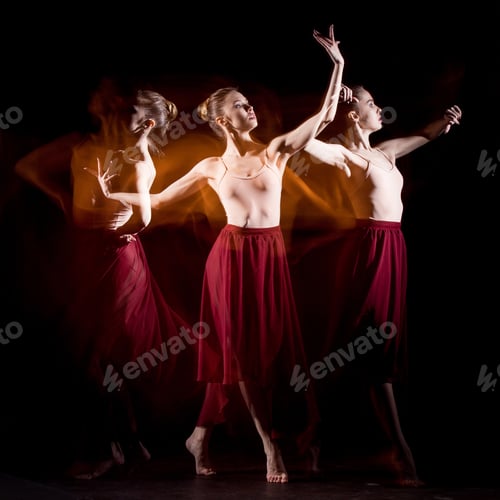 Preview: The sensual and emotional dance of beautiful ballerina