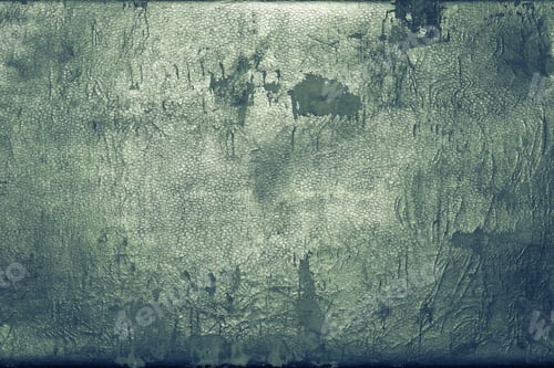 Preview: The Abstract Textured Background Of Rough Shabby And Frayed Old Leather Of Dark Green Color With