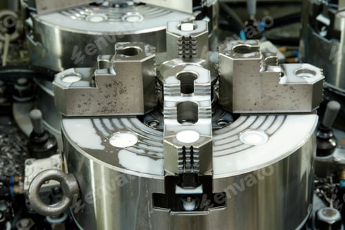 Preview: modern cnc machine in factory