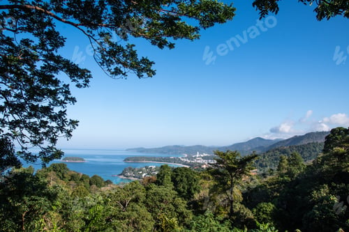 Preview: Summer tropical landscape. beautiful desktop wallpapers. Screensaver for gadgets. Tropical summer