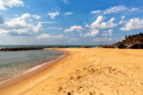 Visualização: Praia de Negombo, Sri Lanka