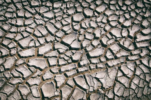 Preview: top view cracked dry ground abstract background