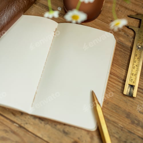 Preview: Blank paper notebook