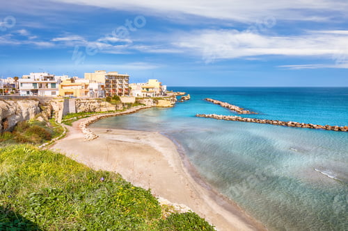 Preview: Otranto - coastal town in Puglia with turquoise sea. Italian vacation