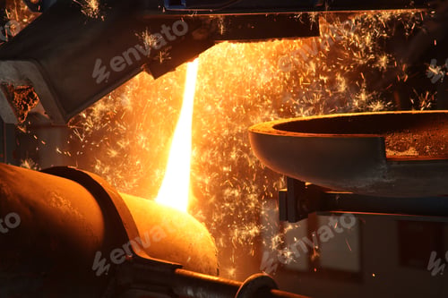 Preview: Molten Metal Poured at Foundry