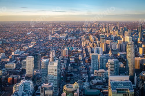 Preview: View of Toronto City from above - Toronto, Ontario, Canada