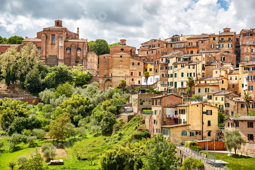 Preview: Panoramic view of Siena, Italy