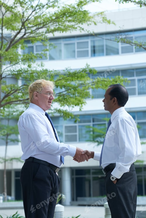 Preview: Business Partners Shaking Hands