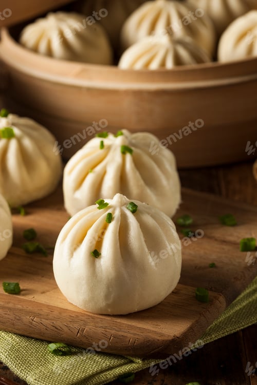 Preview: Steamed BBQ Pork Asian Buns