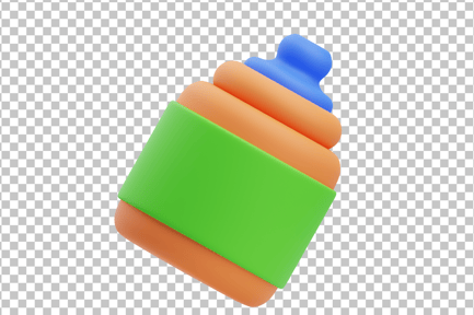 Preview: Feeding Bottle 3D Icon