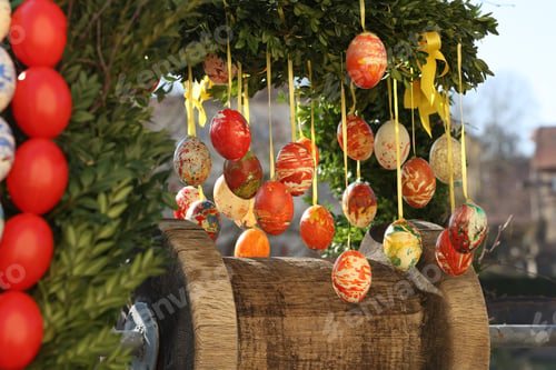 Preview: Decorative eggs used for Easter decoration