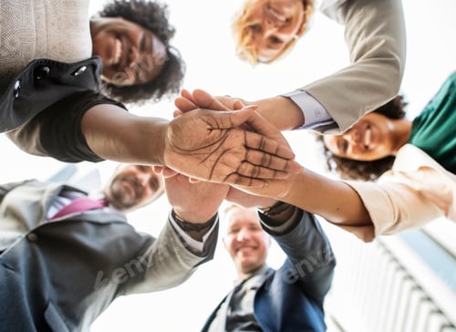 Preview: Successful and happy business team