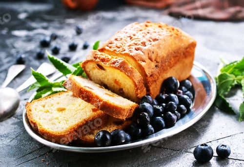 Preview: pie with blueberry