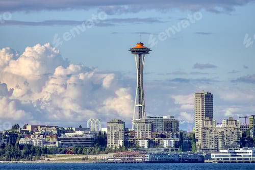 Preview: Downtown Seattle, Washington, United States of America. View of the Modern City